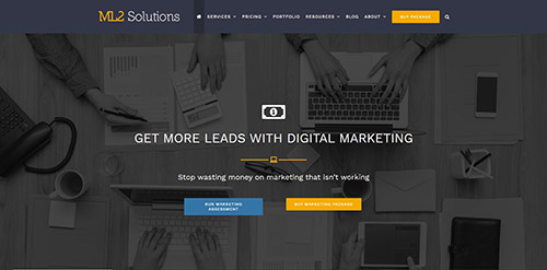 ML2 Solutions website